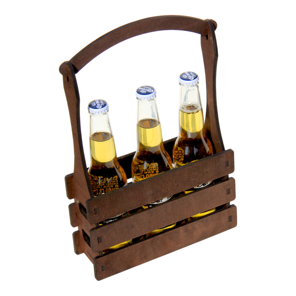 Подарунковий холдер  для 3 пляшок пива