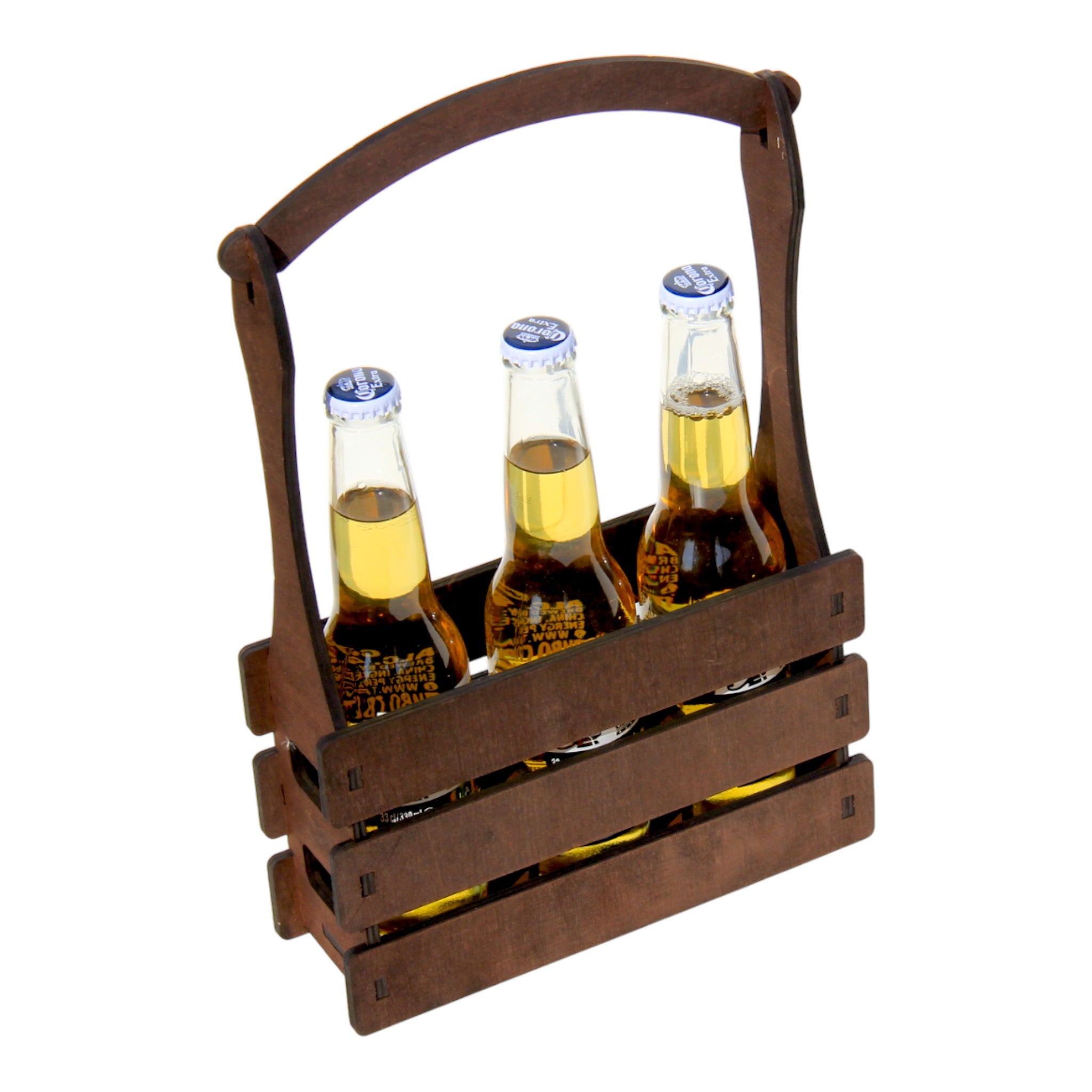Подарунковий холдер  для 3 пляшок пива