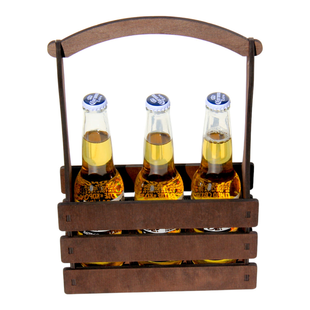Подарунковий холдер  для 3 пляшок пива