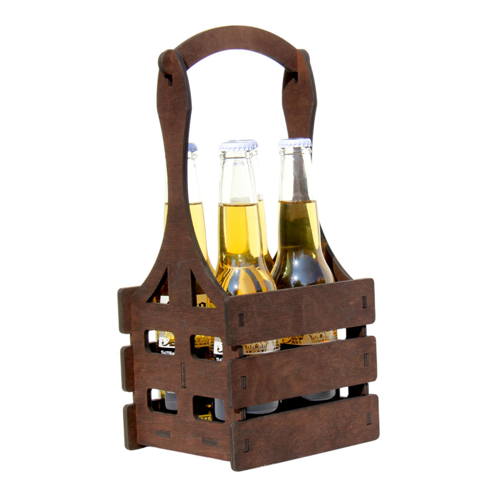 Подарунковий холдер для 4 пляшок пива