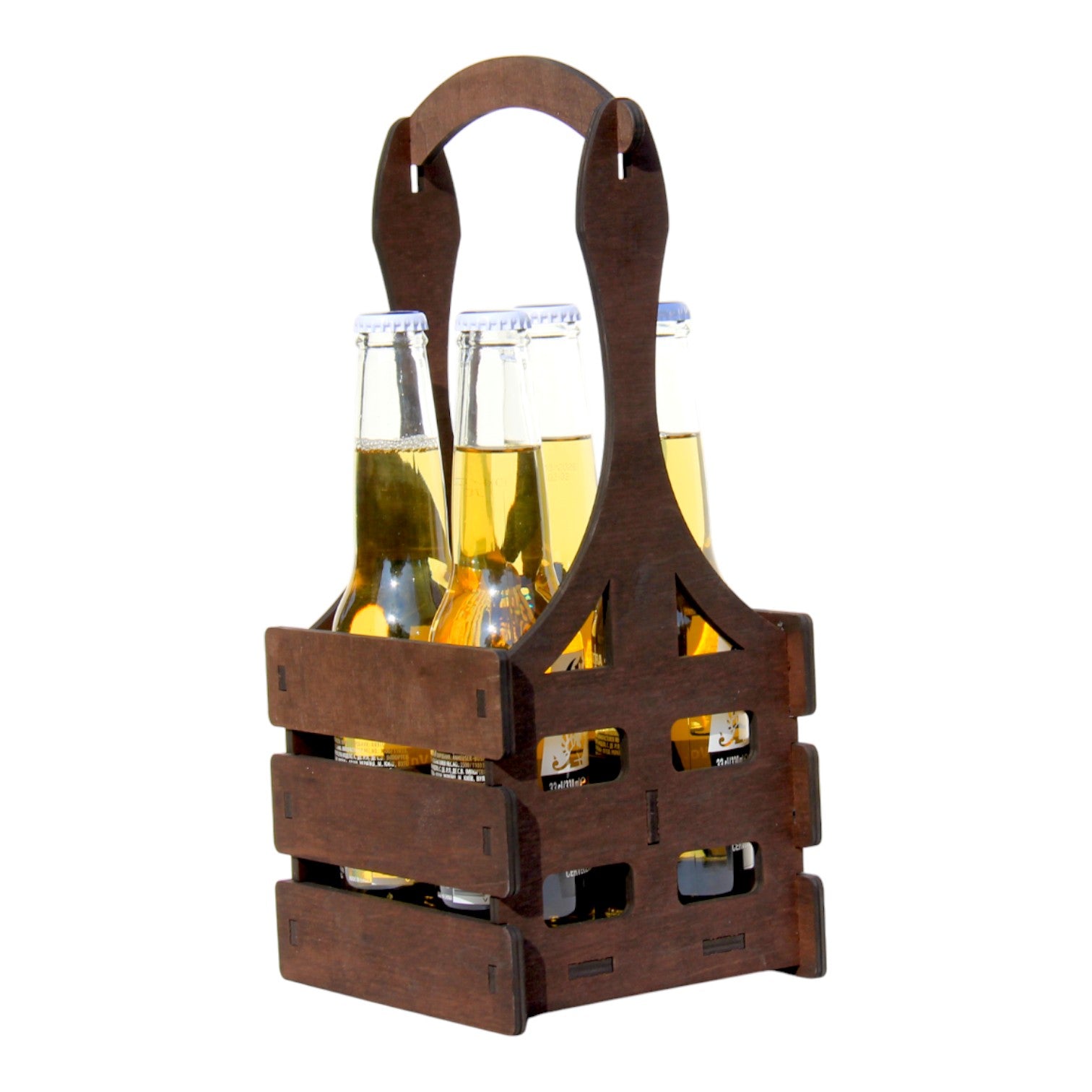 Подарунковий холдер для 4 пляшок пива