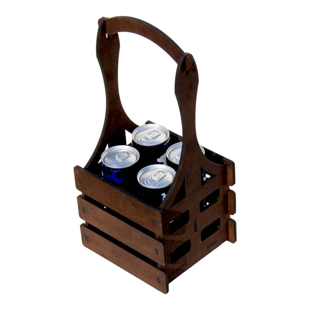 Подарунковий холдер для 4 пляшок пива