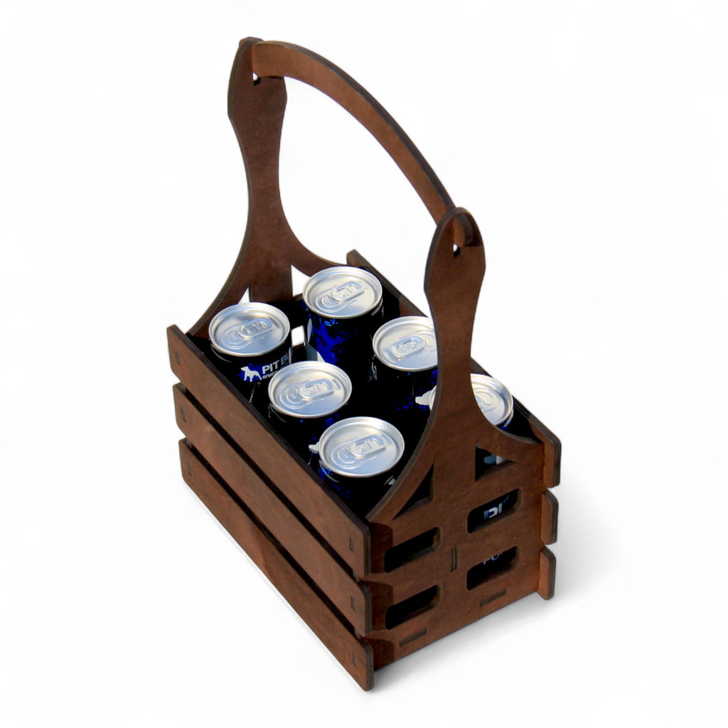 Подарунковий холдер для 6 пляшок пива