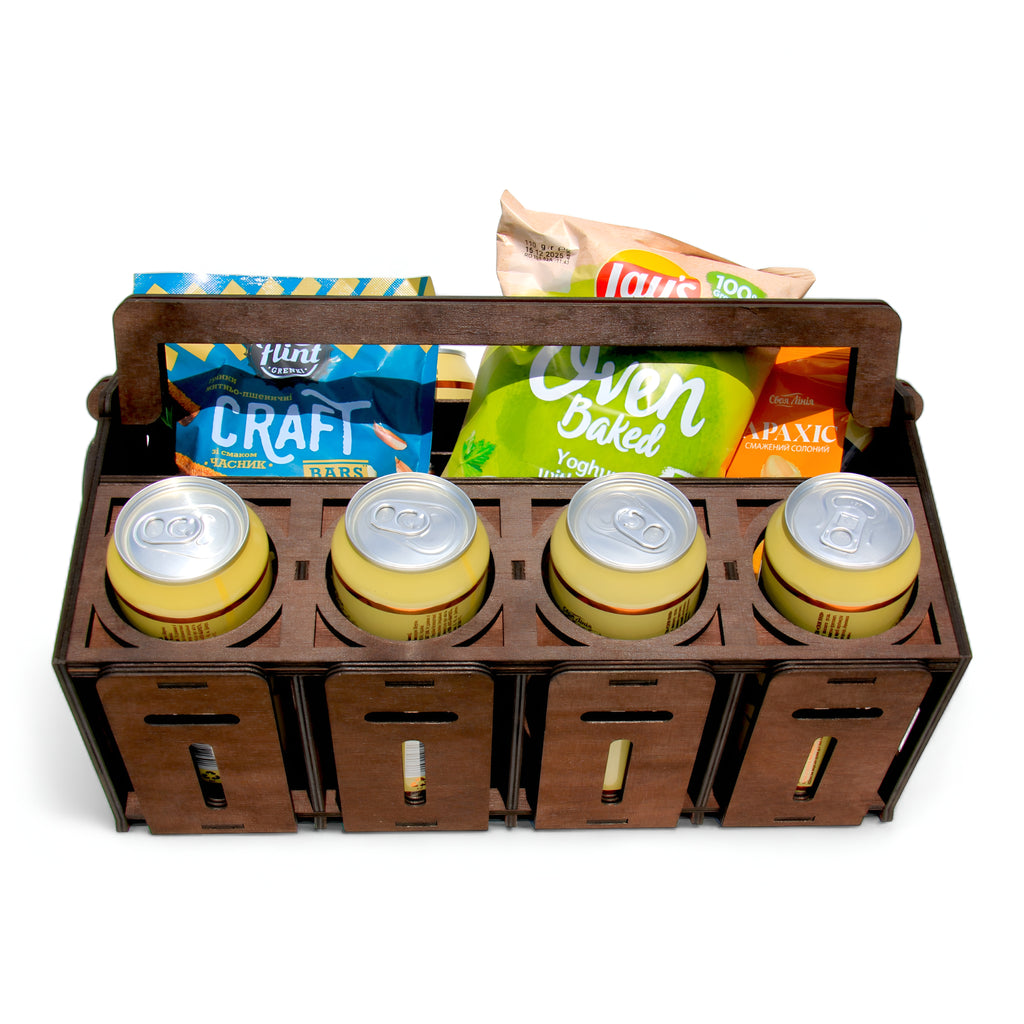 Холдер для пива та снеків V8