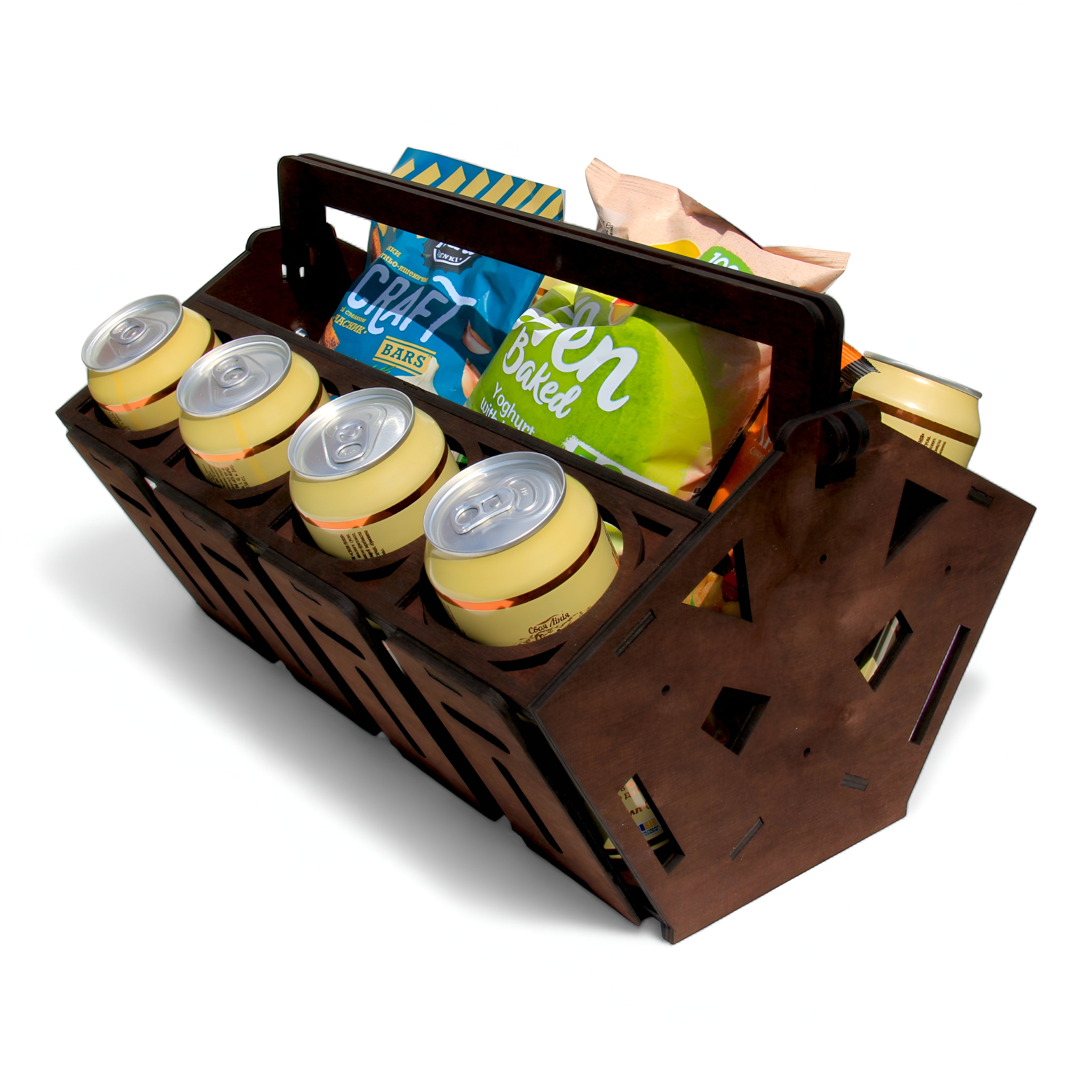 Холдер для пива та снеків V8