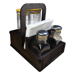 Серветниця Classic Plus з відділеннями під соуси та ручкою WN-029 фото