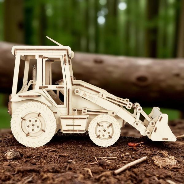Екскаватор JCB-3CX - Дерев'яний Конструктор BC-005 фото