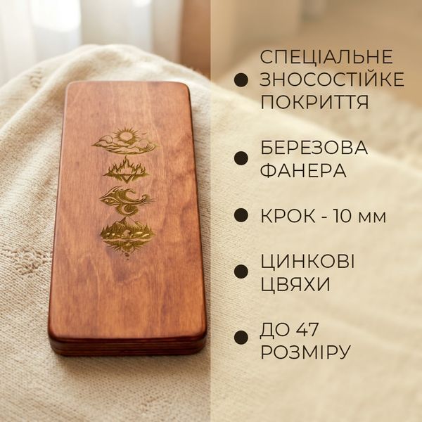 Дошка Садху &laquo;Дизайн Стихії&raquo; Вільха &mdash; Оцинковані цвяхи (10 мм) TY-028 фото